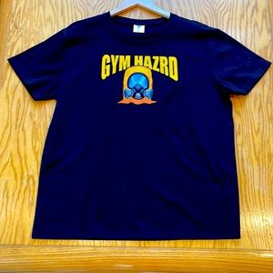 Gym Hazrd Graphic Oversized Tee 100% Heavy Cotton